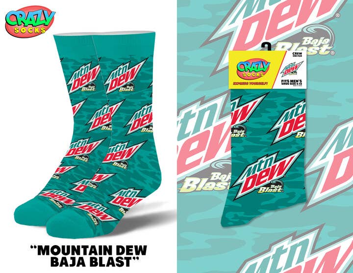 Mountain Dew Baja Blast - Crew Folded