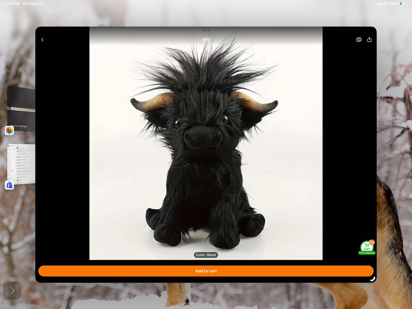 Highland plush
