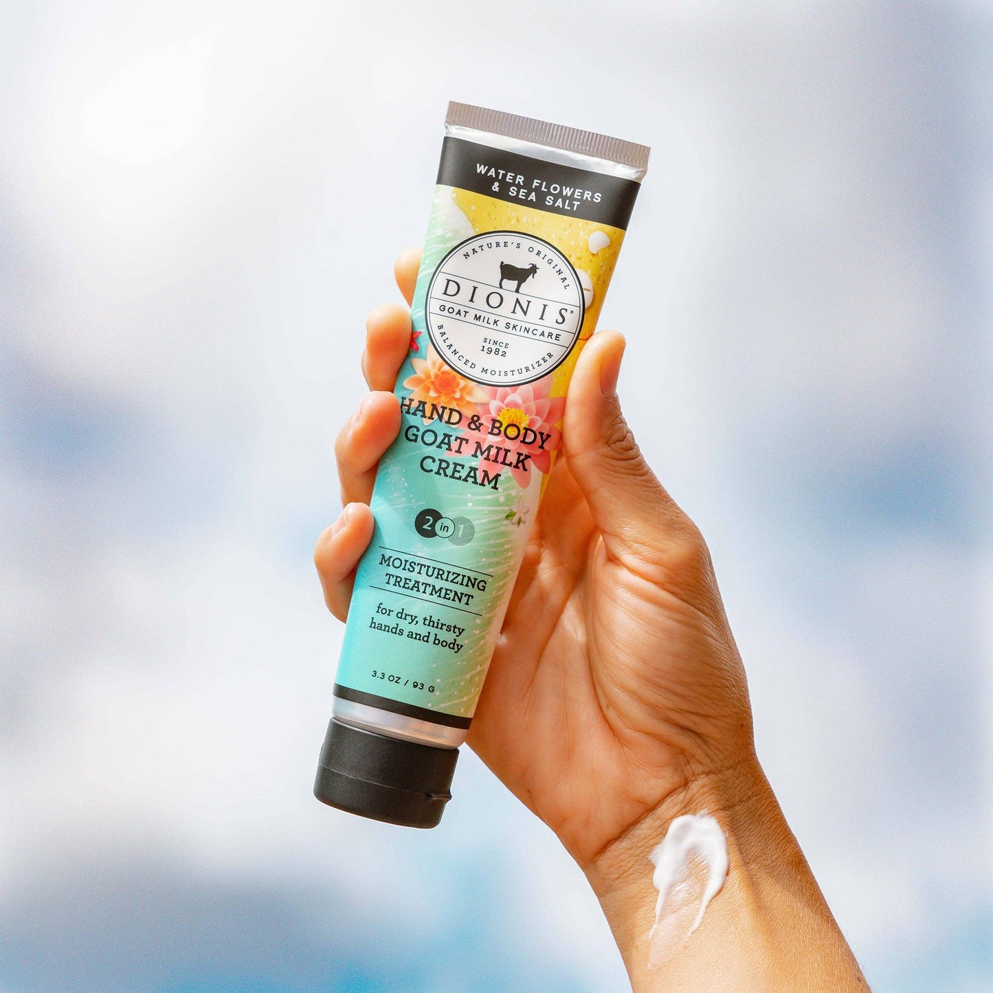 Water Flowers & Sea Salt Hand & Body Goat Milk Cream