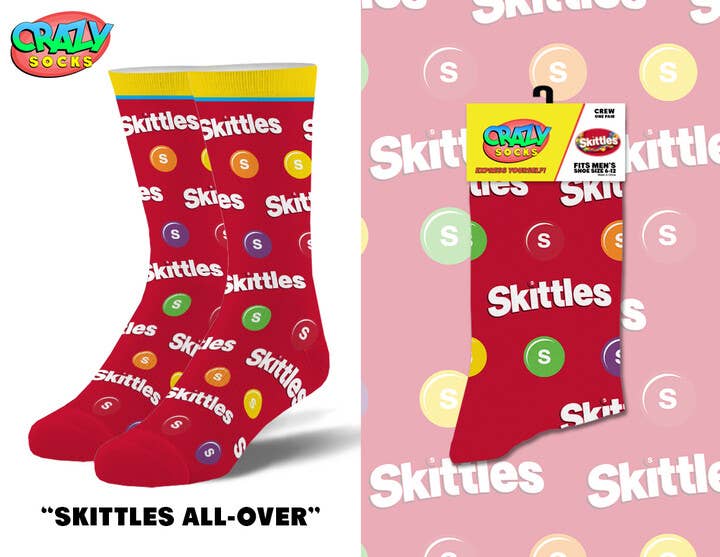 Skittles All Over - Crew Folded