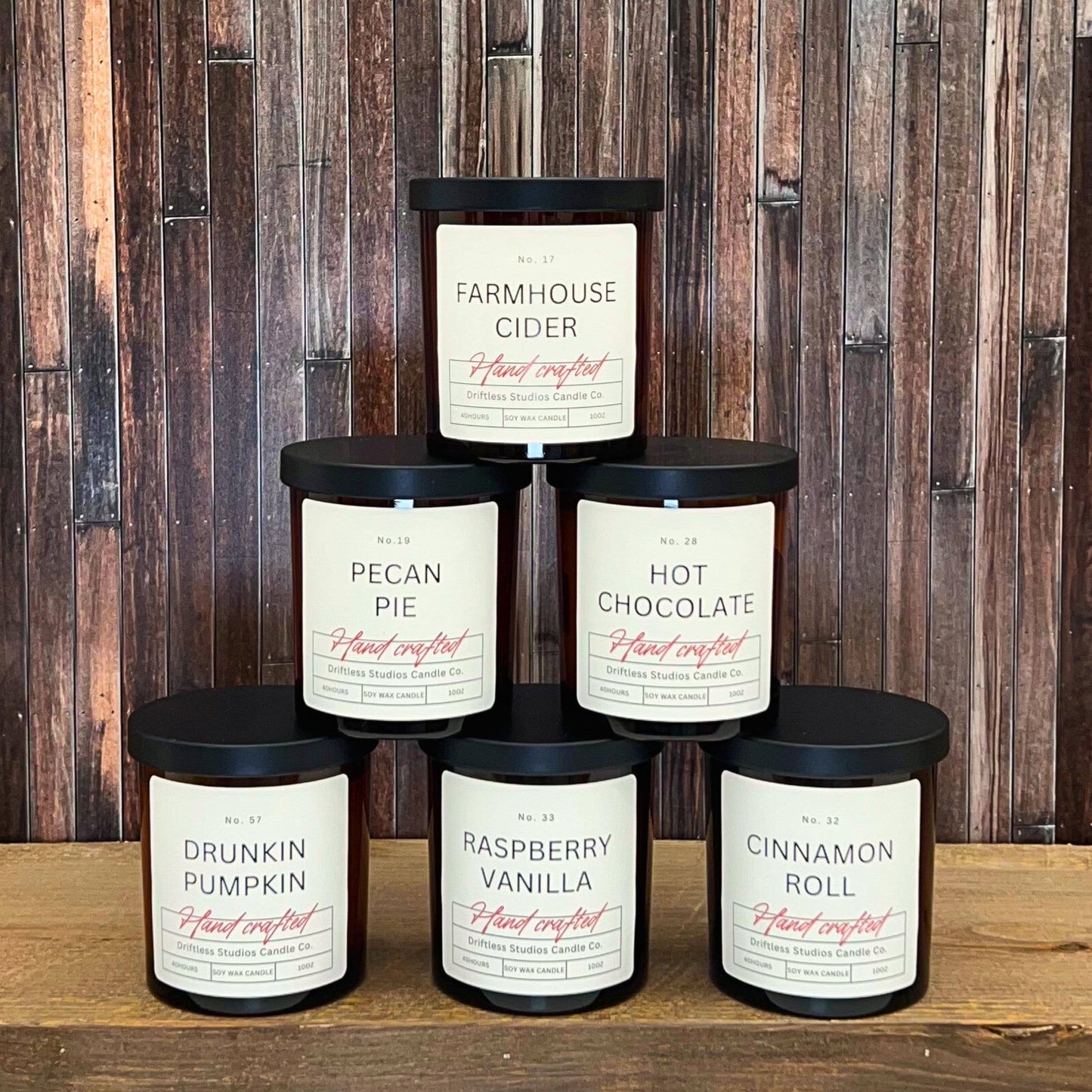 Farmhouse Cider Fall Decor Soy Candle - Halloween Candles