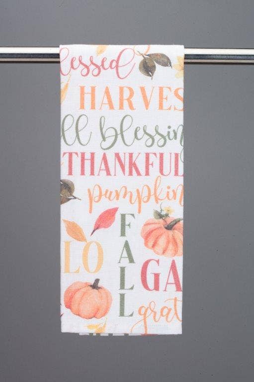 "Thankful" Assorted Display of Designer Towels