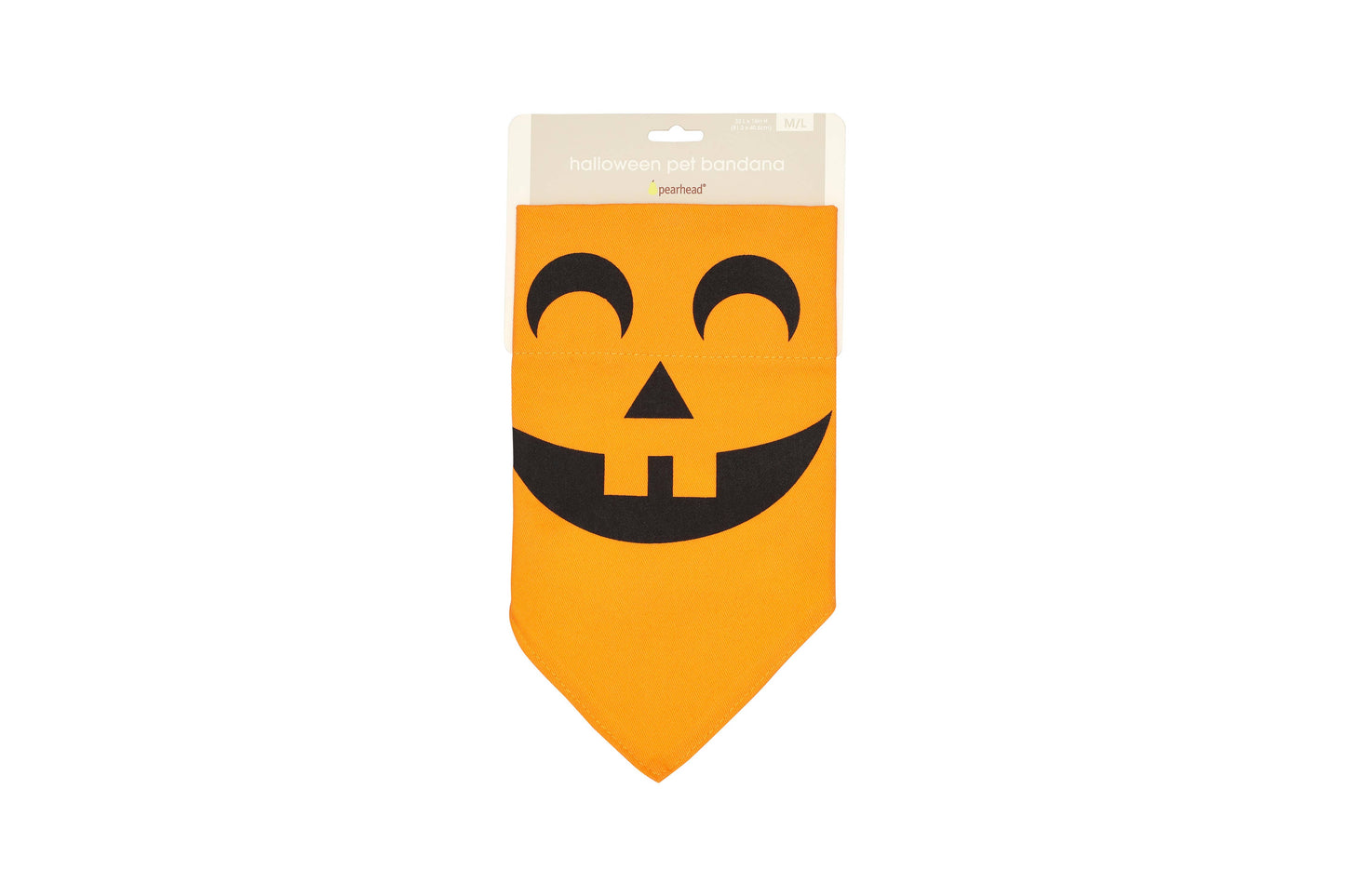 Pumpkin Dog Halloween Bandana, M/L