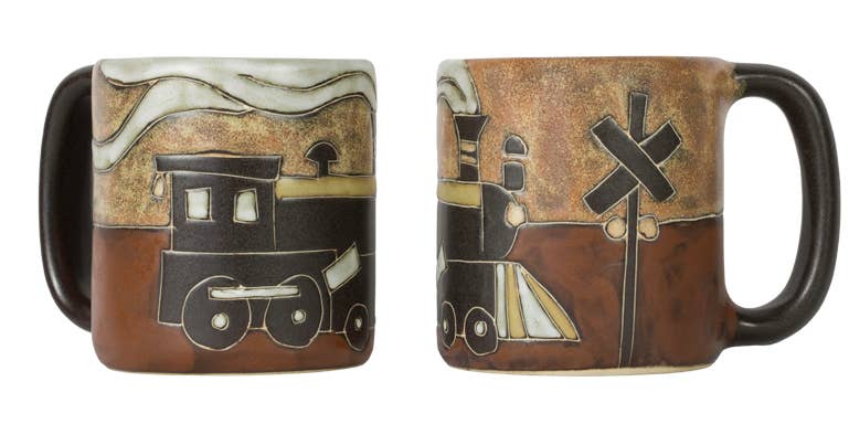 Mara Stoneware Train Mug