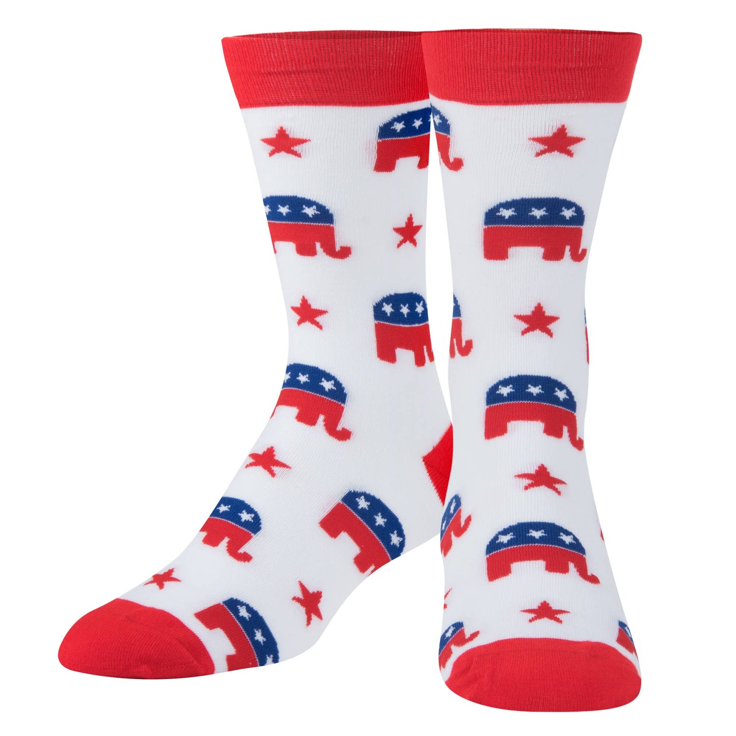 Crazy Socks -  Crew - Republican