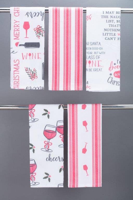 "Merry Vino" Assorted Display of Designer Towels