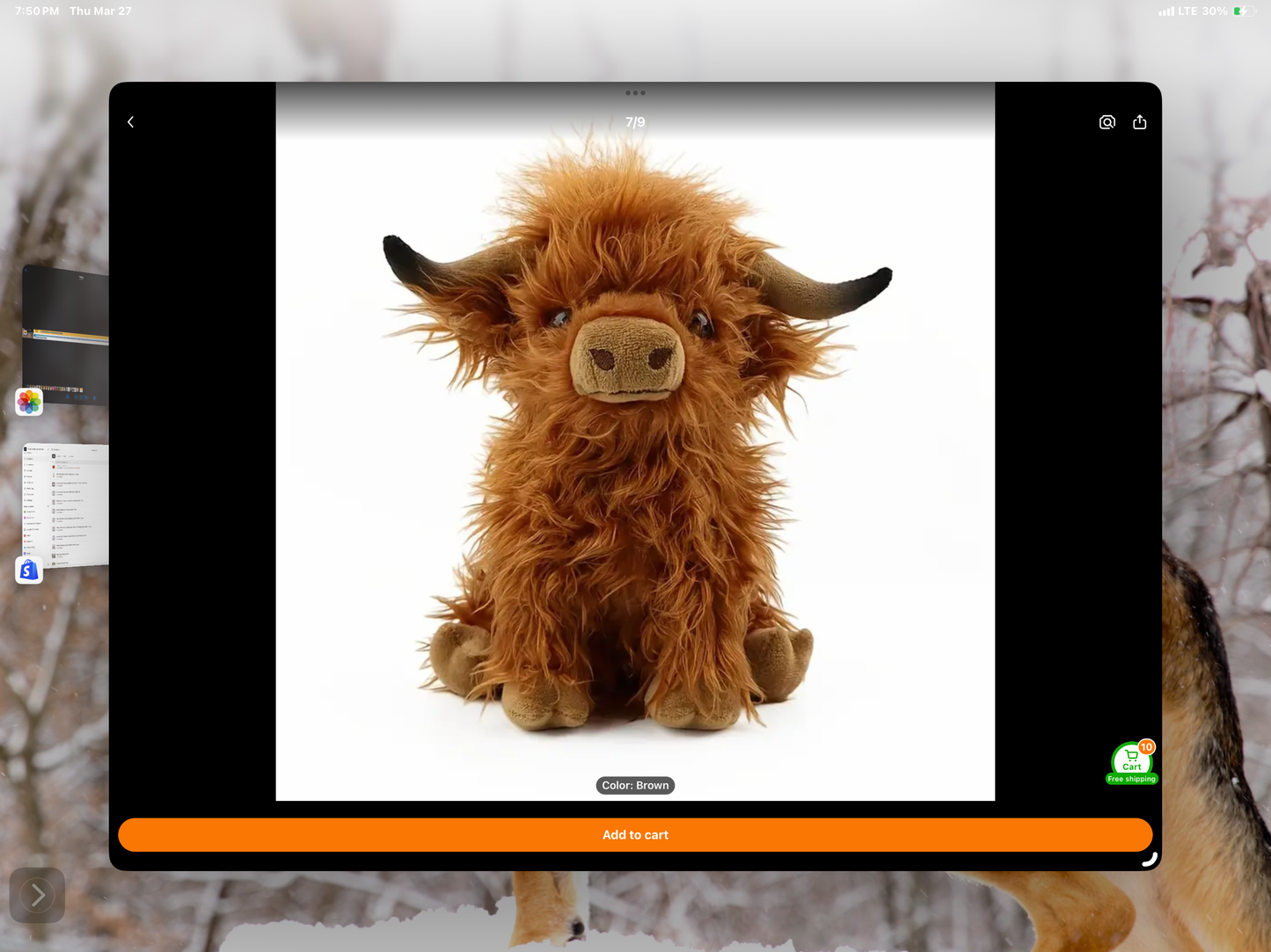 Highland plush