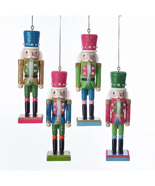 6"BRIGHT COLOR NUTCRCKR W/PEARLS 4A