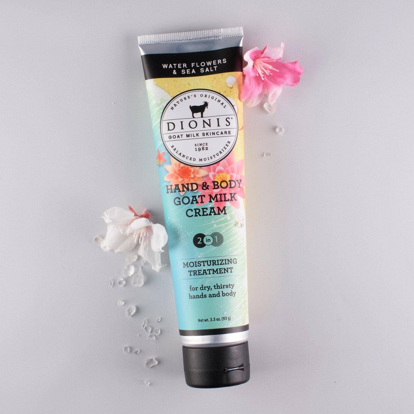 Water Flowers & Sea Salt Hand & Body Goat Milk Cream