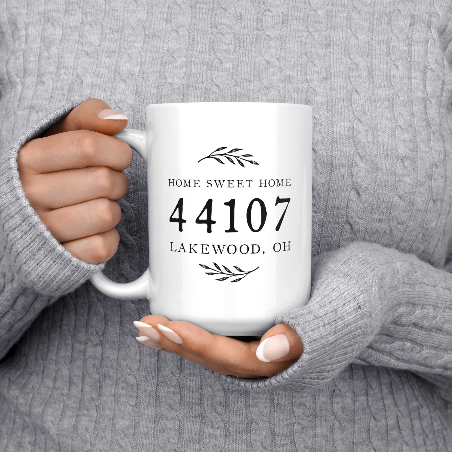 Custom Zip Code Mug
