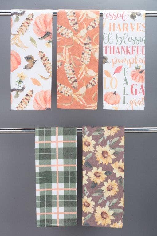 "Thankful" Assorted Display of Designer Towels