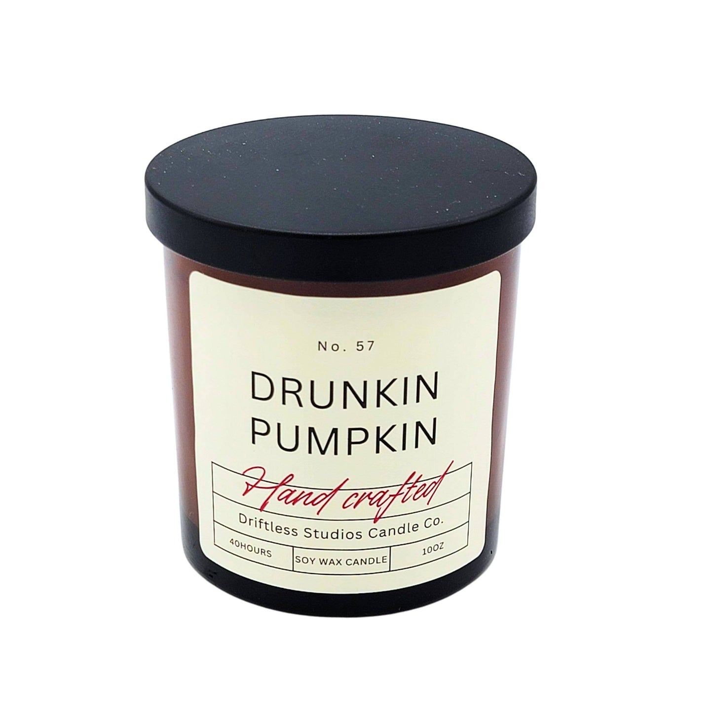 Drunkin Pumpkin Fall Decor Soy Candle - Halloween Candles