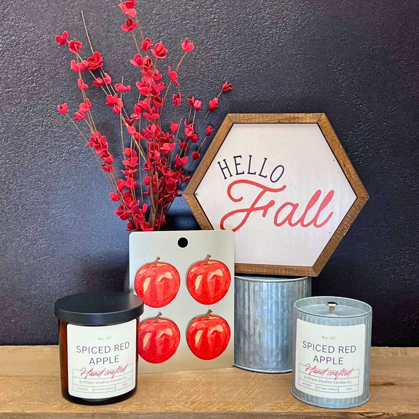 Spiced Red Apple Fall Farmhouse Candle