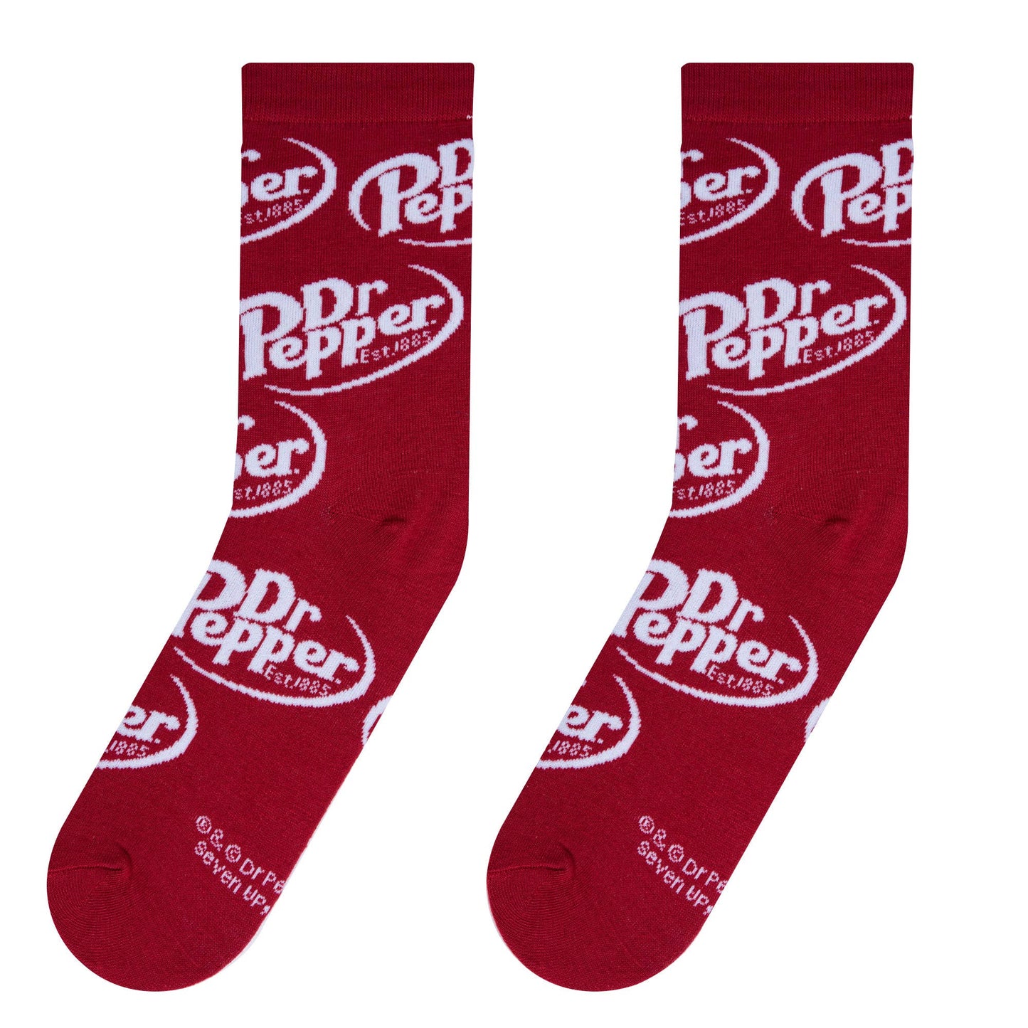 Dr Pepper -  Crew Folded - Crazy Socks