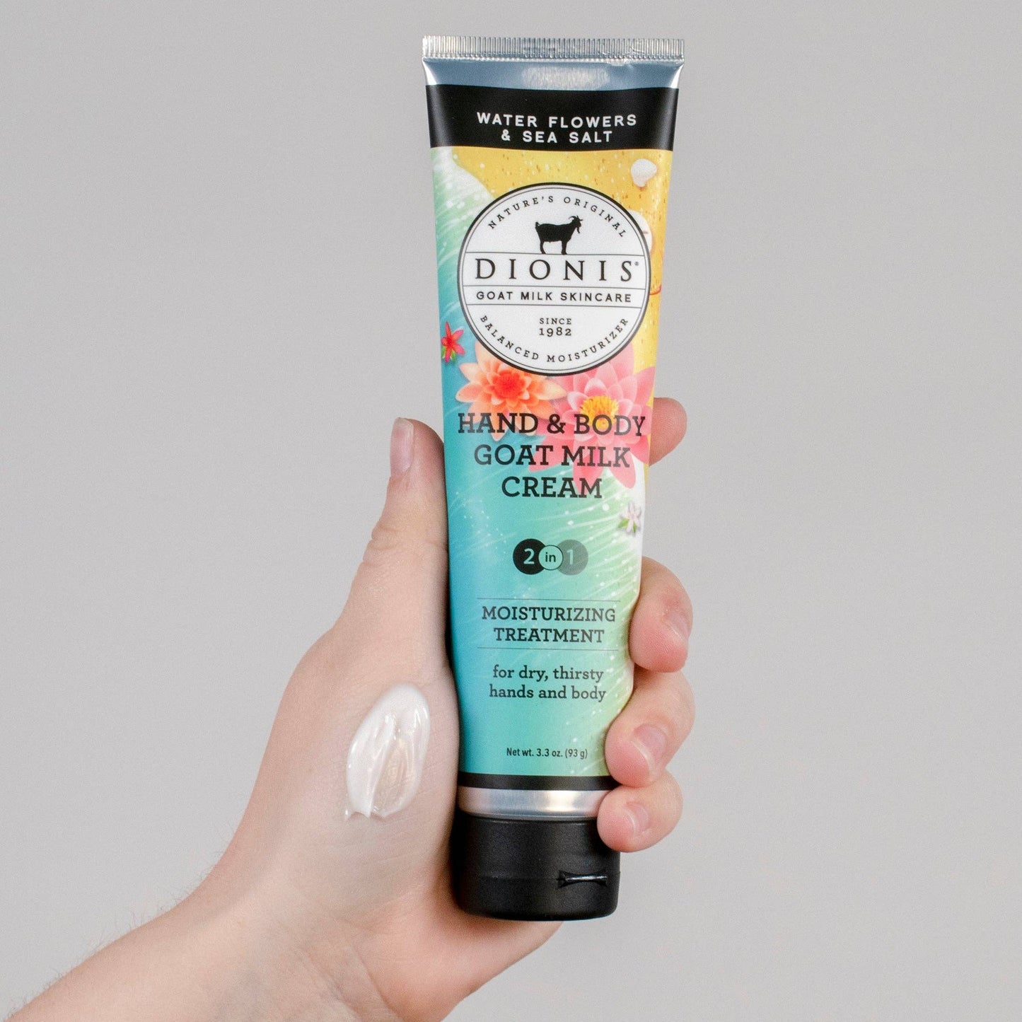 Water Flowers & Sea Salt Hand & Body Goat Milk Cream