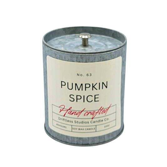 Pumpkin Spice Tin Fall Farmhouse Candle - Halloween Candles