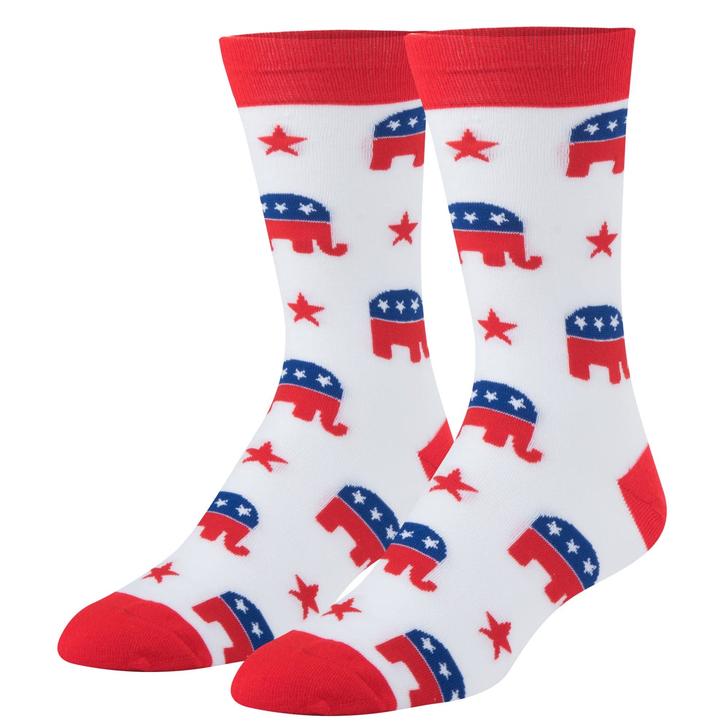 Crazy Socks -  Crew - Republican